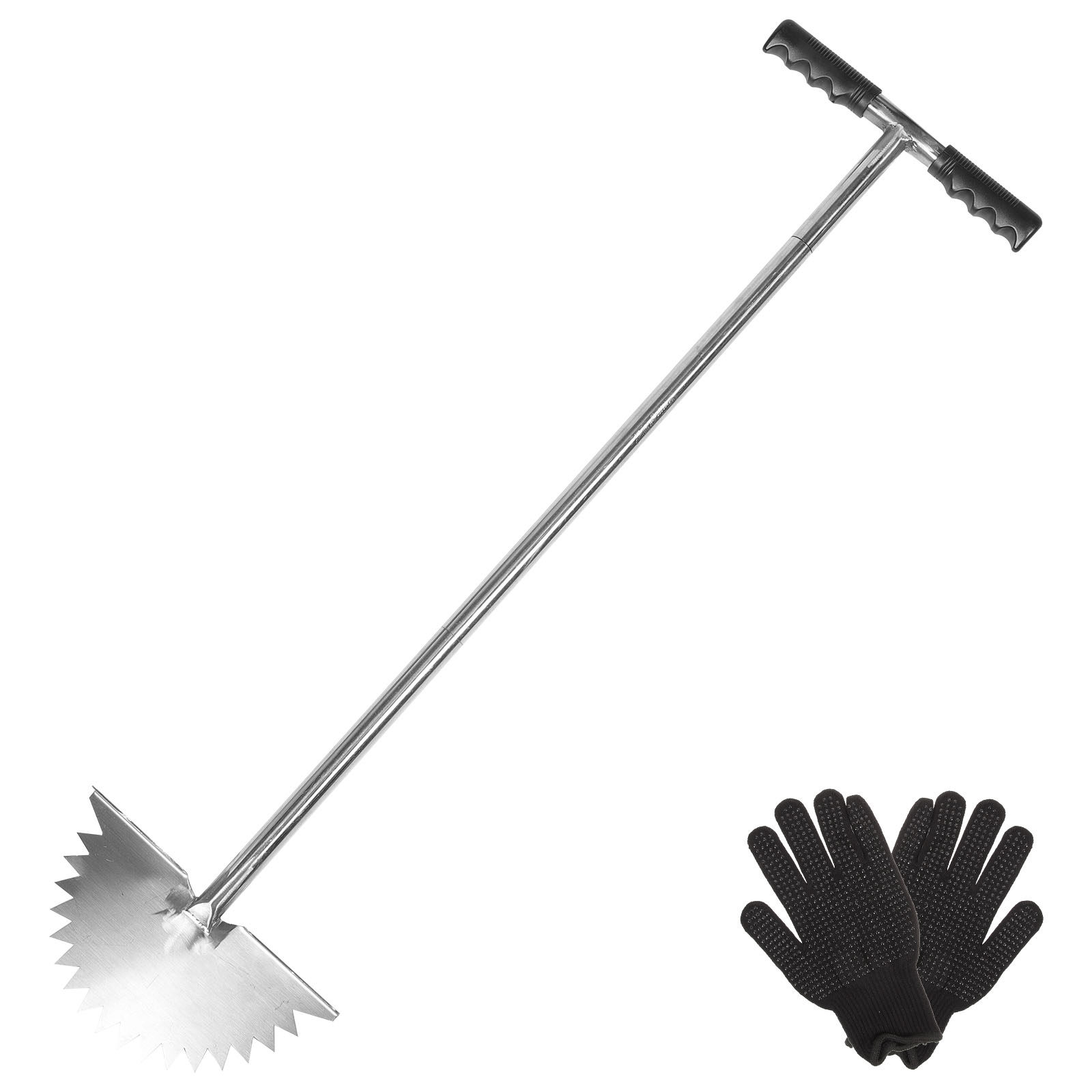 Gardening Tools Edger - เครื่องตัดขอบหญ้าแบบมือถือ เครื่องมือทำสวน รูปทรงครึ่งวงกลม ใช้สำหรับทำขอบสวน ทำความสะอาดขอบทางเดินและทางรถเข้าบ้าน พกพาสะดวก