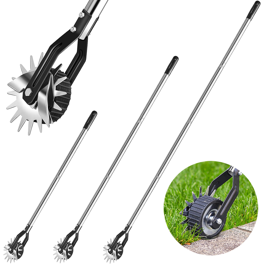 Gardening Tools Edger - เครื่องตัดขอบสนามแบบหมุน ขนาด 67 นิ้ว/170 ซม. แบบใช้มือ
