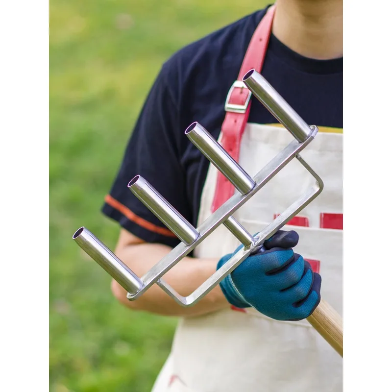 Gardening Tools Uk - เครื่องพรวนดิน เครื่องพรวนดินสำหรับสนามหญ้า คราดพรวนดินแบบเจาะแทนแบบมีเดือย UK bb gardening