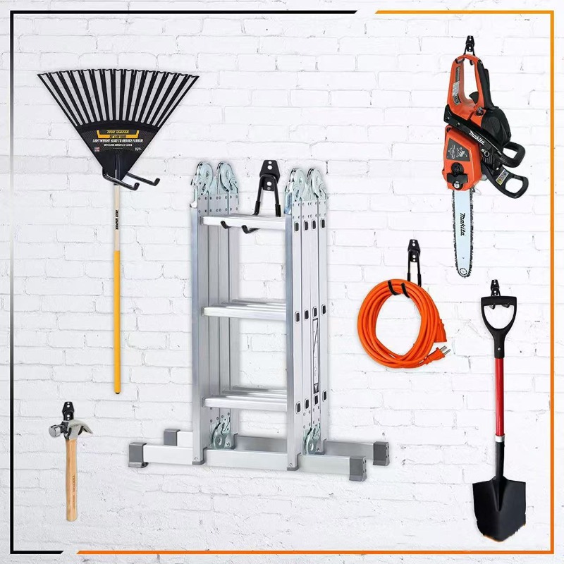 Gardening Tools Amazon - ตะขอแขวนของหนักสำหรับโรงรถ ชุดอุปกรณ์อเมซอนสำหรับแขวนจักรยาน ท่อน้ำ เครื่องมือทำสวน แข็งแรง ทนทาน