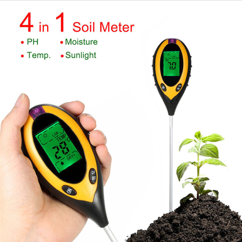 Soil Ph Meter - เครื่องวัดค่า pH ดินแบบ LCD รุ่นใหม่ ปี