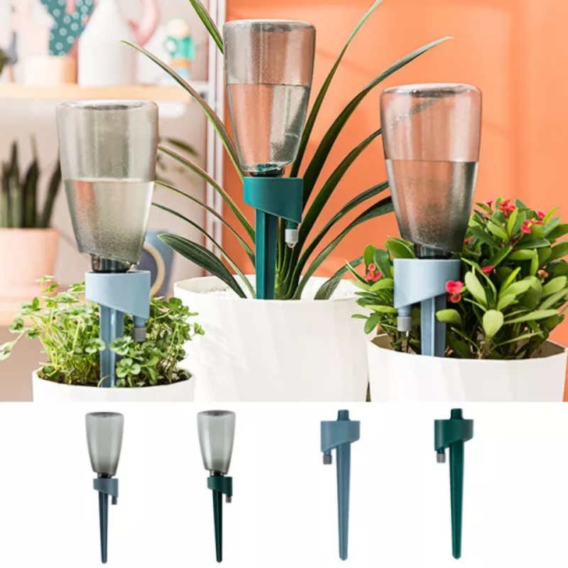 Automatic Plant Waterer - ปรับพืชรดน้ํา Spikes อัตโนมัติหยดระบบชลประทานสําหรับในร่มกลางแจ้งสวนเหมาะกับขวดสวนเครื่องมือ