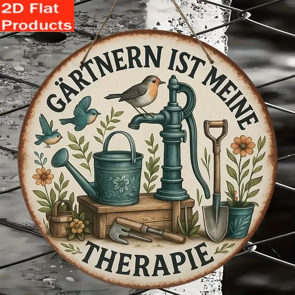 ป้ายสวนวินเทจ 2D แบบแบน 1 ชิ้น - Gardening Tools German บทวิจารณ์และราคา