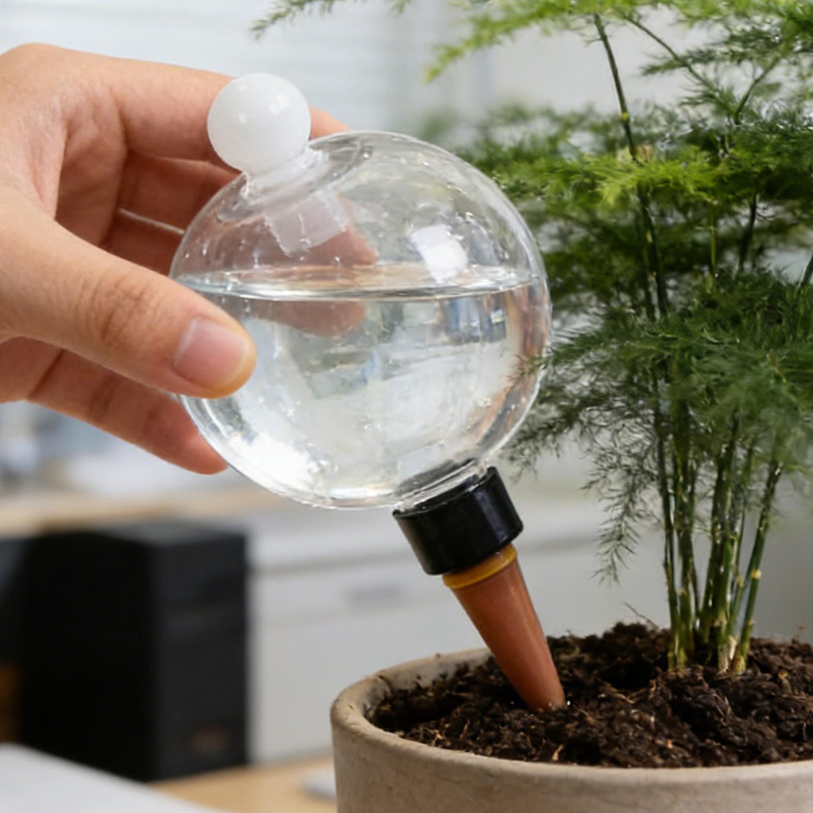 หลอดรดน้ำต้นไม้ 4 ชิ้น 500 มล. - Automatic Plant Waterer บทวิจารณ์และราคา