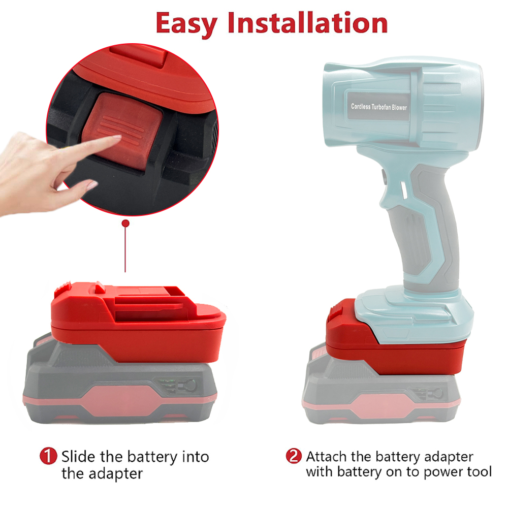 1 ชิ้น อะแดปเตอร์แปลงแบตเตอรี่ - Gardening Tools Lidl บทวิจารณ์และราคา
