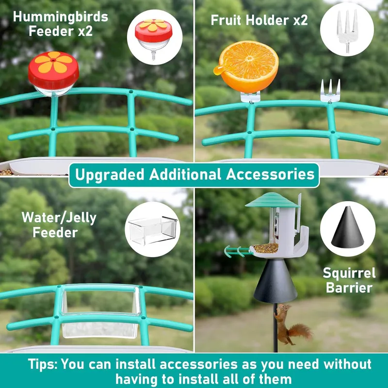 กล้องให้อาหารนกอัจฉริยะพร้อมระ - Gardening Tools Video บทวิจารณ์และราคา