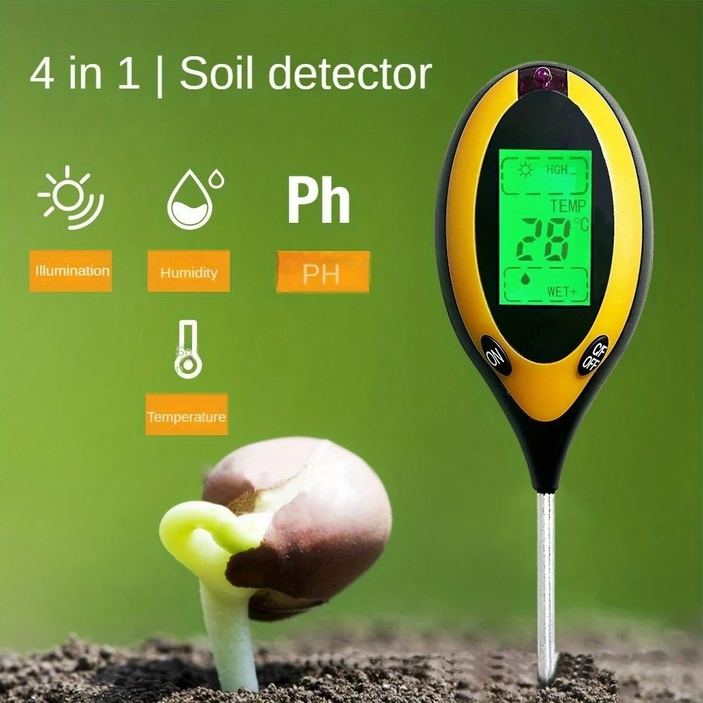เครื่องทดสอบค่า pH และความชื้น - Soil Ph Meter บทวิจารณ์และราคา