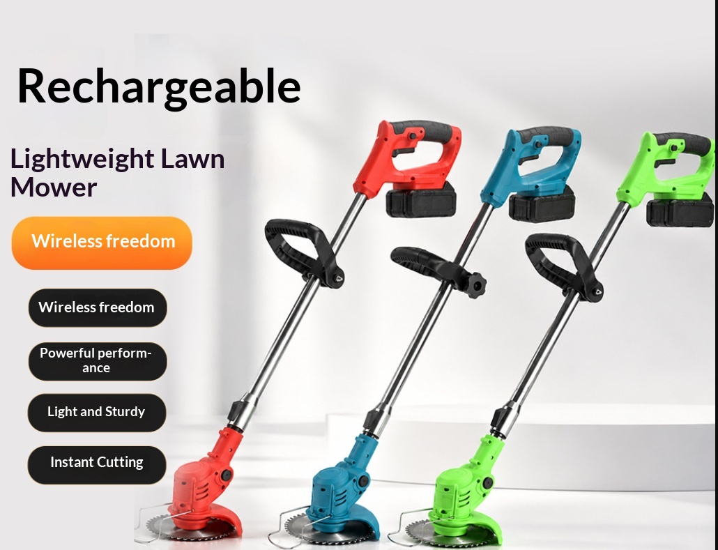 เครื่องตัดหญ้าไฟฟ้าไร้สายแบบมื - Gardening Tools Lawn Mower บทวิจารณ์และราคา