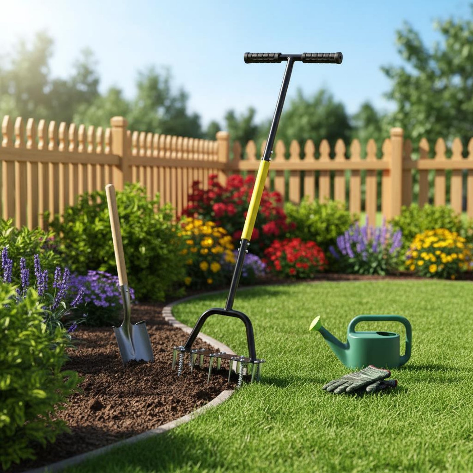 เครื่องตัดขอบสนามหญ้าแบบครึ่งว - Gardening Tools Edger บทวิจารณ์และราคา