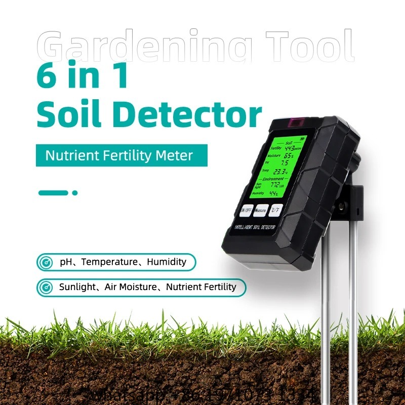 เครื่องวัดค่า pH อุณหภูมิ ความ - Soil Ph Meter บทวิจารณ์และราคา