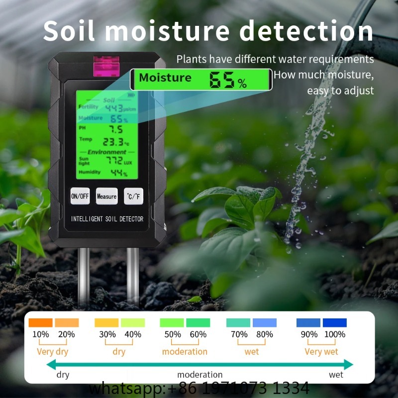 เครื่องวัดค่า pH อุณหภูมิ ความ - Soil Ph Meter บทวิจารณ์และราคา