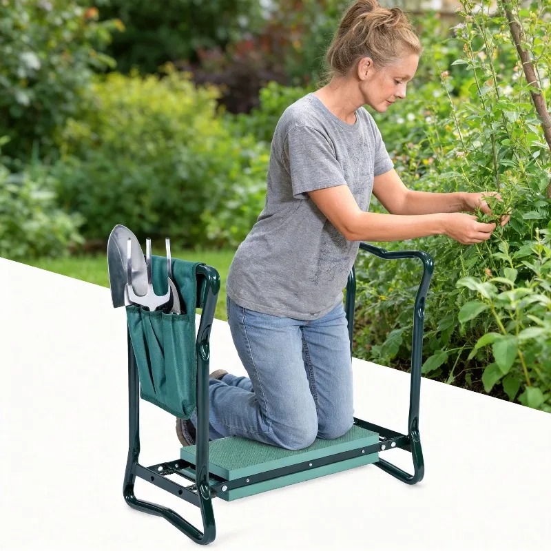 เก้าอี้นั่งกลางแจ้งแบบพับได้ 2 - Gardening Tools Kit For Sale บทวิจารณ์และราคา