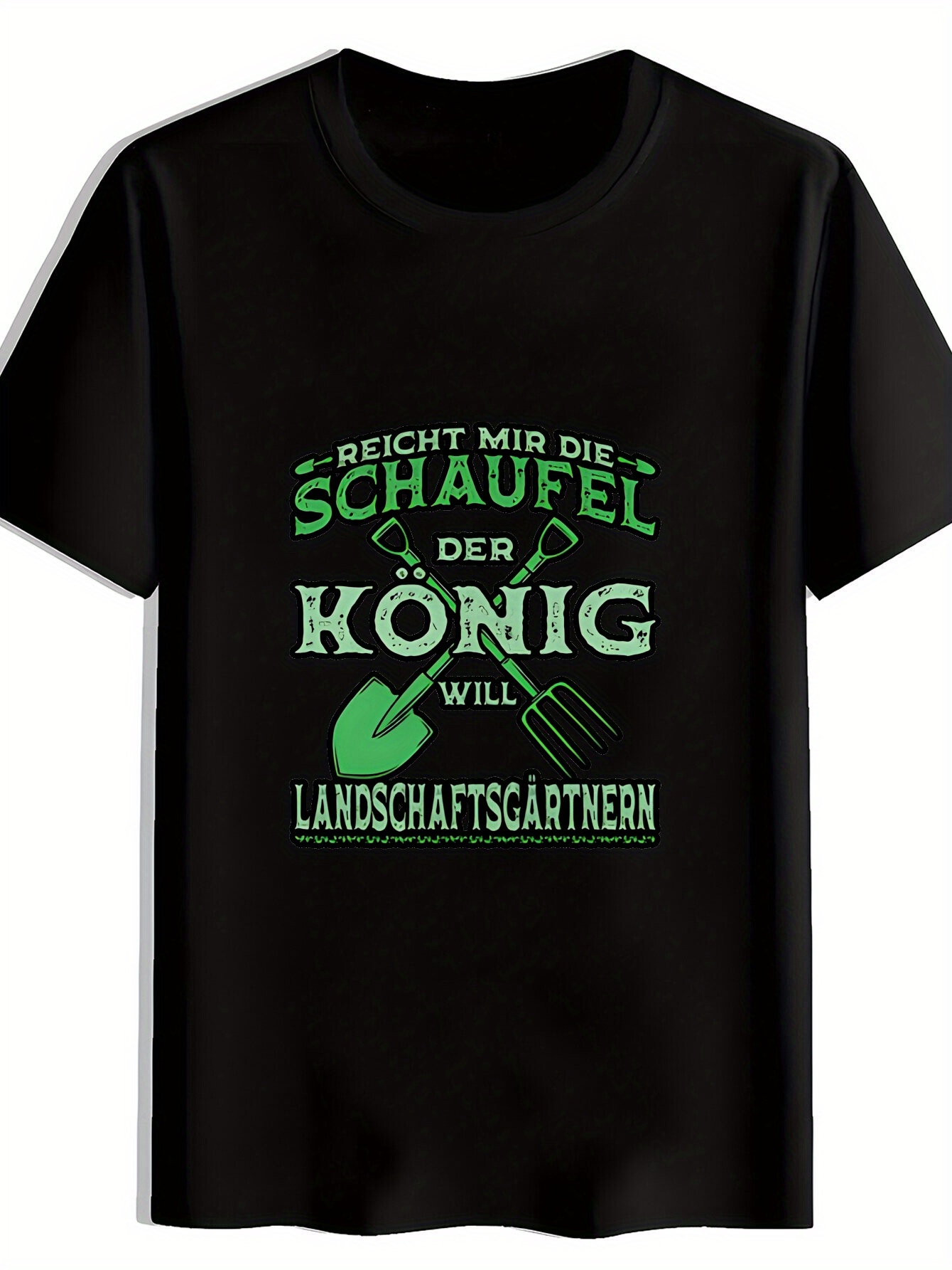 เสื้อยืดแขนสั้นลำลองสำหรับผู้ช - Gardening Tools German บทวิจารณ์และราคา