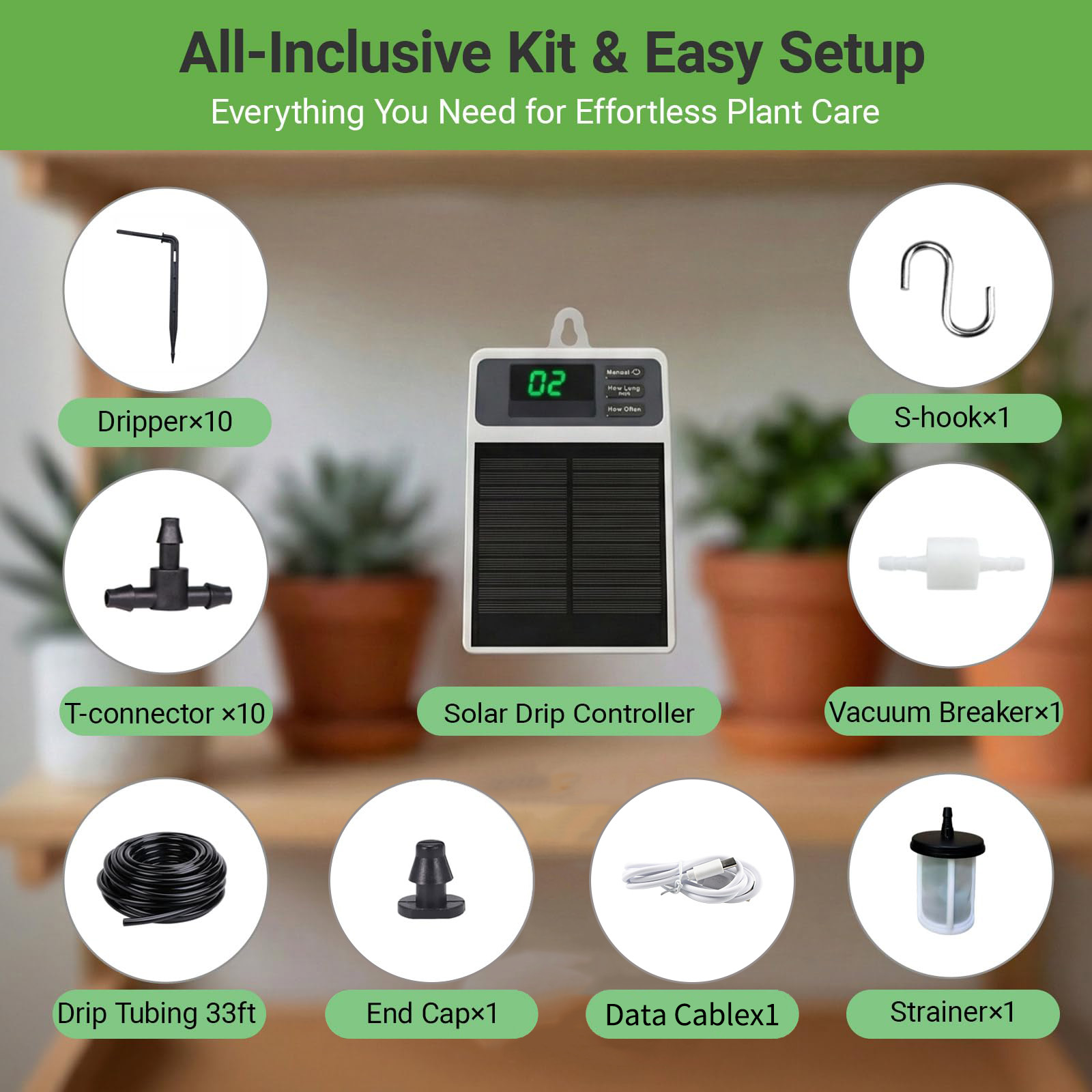 ระบบให้น้ำหยดด้วยพลังงานแสงอาท - Automatic Plant Waterer บทวิจารณ์และราคา