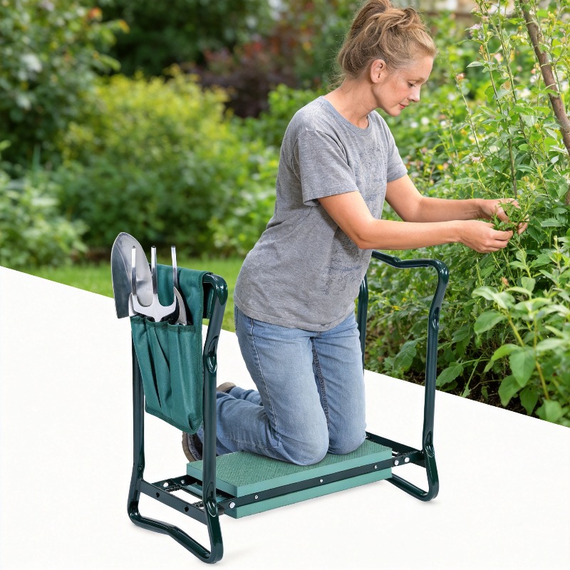 เก้าอี้พับได้ 2-in-1 สำหรับทำส - Gardening Tools Kit For Sale บทวิจารณ์และราคา