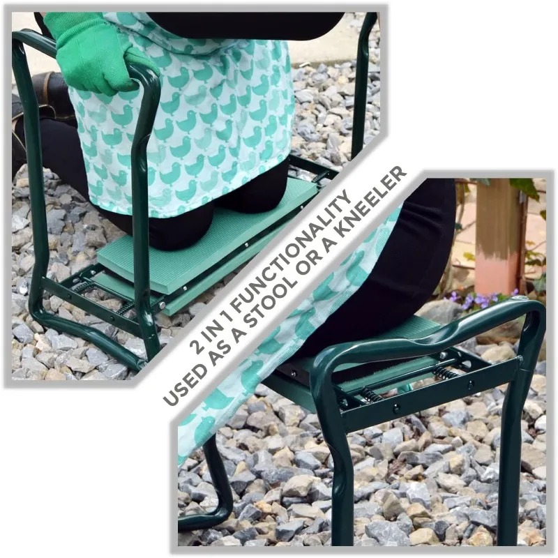 เก้าอี้พับได้ 2-in-1 สำหรับทำส - Gardening Tools Kit For Sale บทวิจารณ์และราคา