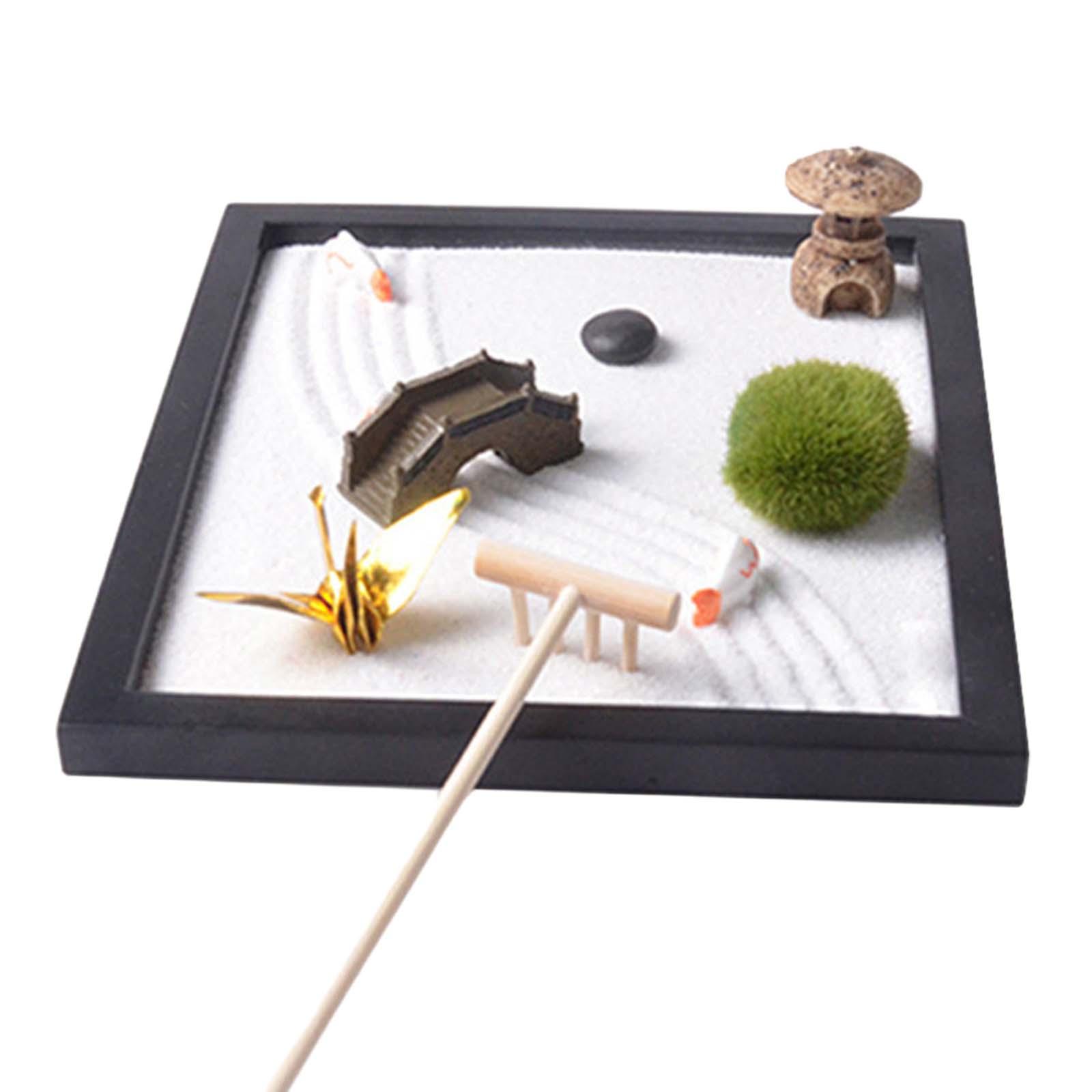 ถาดทรายสวนเซนสำหรับวางบนโต๊ะทำ - Gardening Tools Kit For Home Garden บทวิจารณ์และราคา
