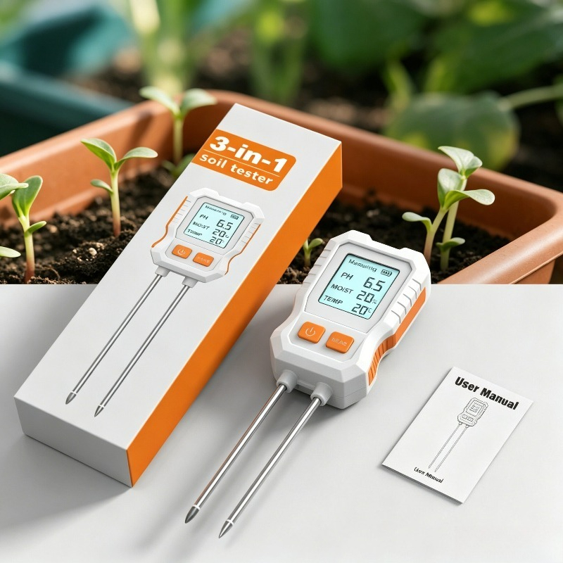เครื่องทดสอบดินแบบดิจิตอล 3-in - Soil Ph Meter บทวิจารณ์และราคา