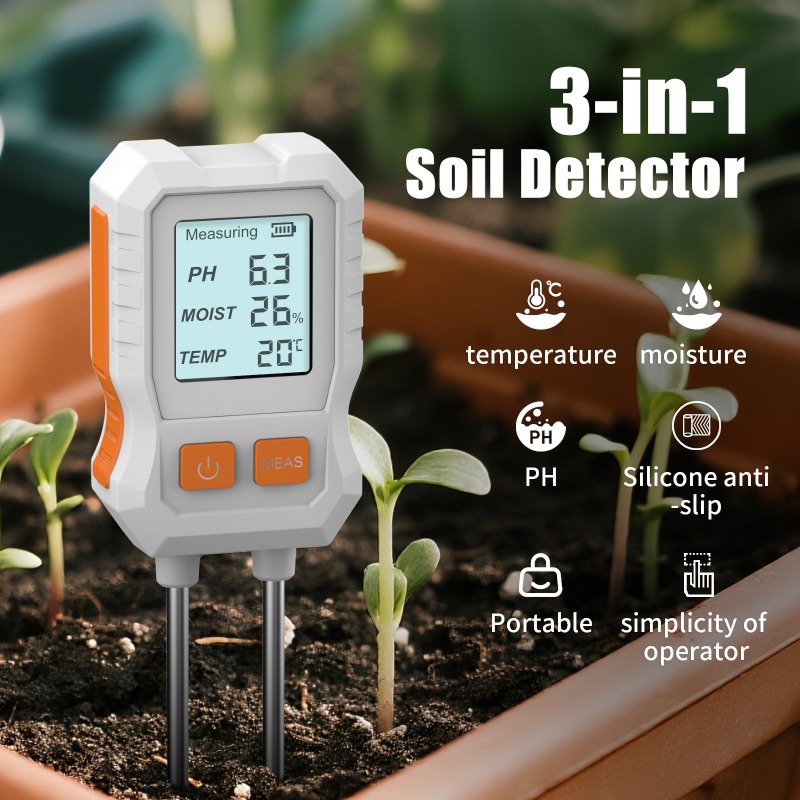 เครื่องทดสอบดินแบบดิจิตอล 3-in - Soil Ph Meter บทวิจารณ์และราคา