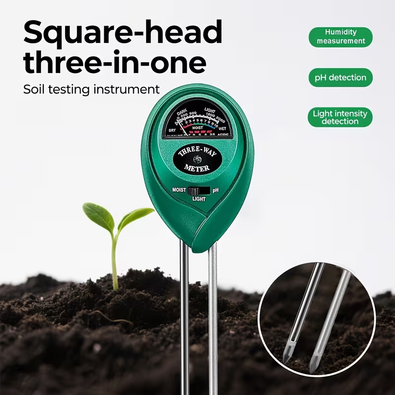 เครื่องวัดดิน 3-in-1 (วัดความช - Soil Ph Meter บทวิจารณ์และราคา