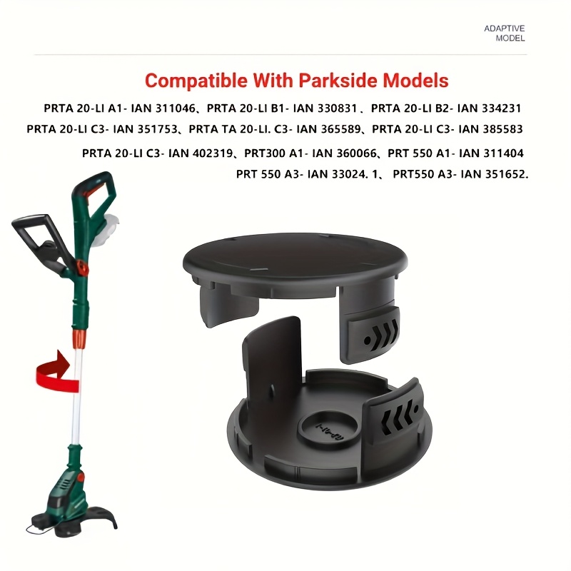 ฝาครอบสปูลสำหรับเครื่องตัดหญ้า - Gardening Tools Lidl บทวิจารณ์และราคา
