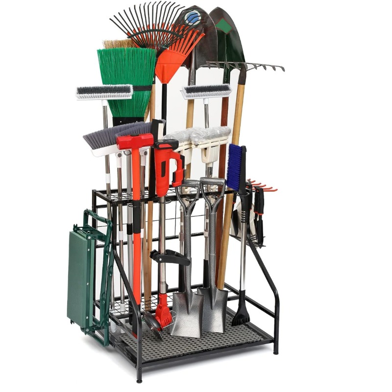 ชั้นวางอุปกรณ์ทำสวนโลหะ, ที่เก - Gardening Tools Amazon บทวิจารณ์และราคา